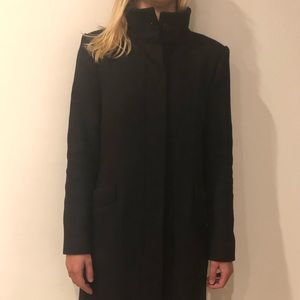 Theory Button Up Wool Coat
